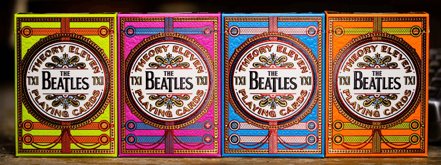The Beatles Playing Cards by theory11 Green – Rare Playing Cards