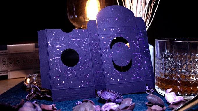 The Constellation Playing Cards - Mystique Purple Playing Cards by DECKIDEA