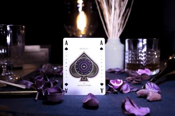The Constellation Playing Cards - Mystique Purple Playing Cards by DECKIDEA