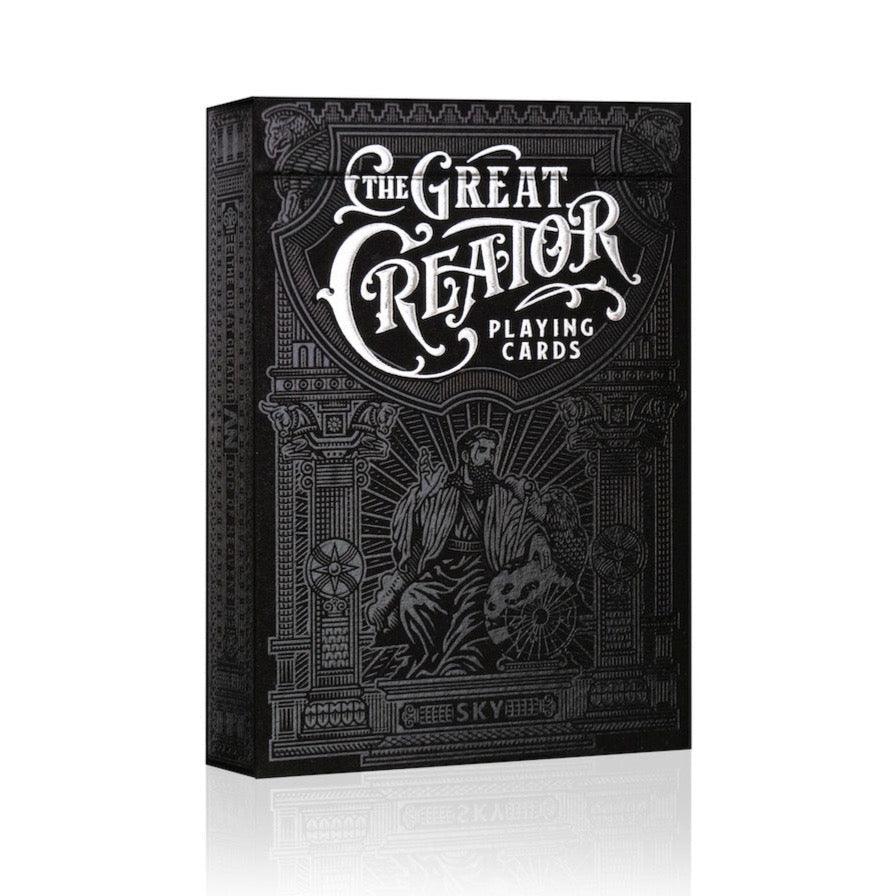 The Great Creator - Silver Collector's Edition Playing Cards by Riffle Shuffle Playing Card Company