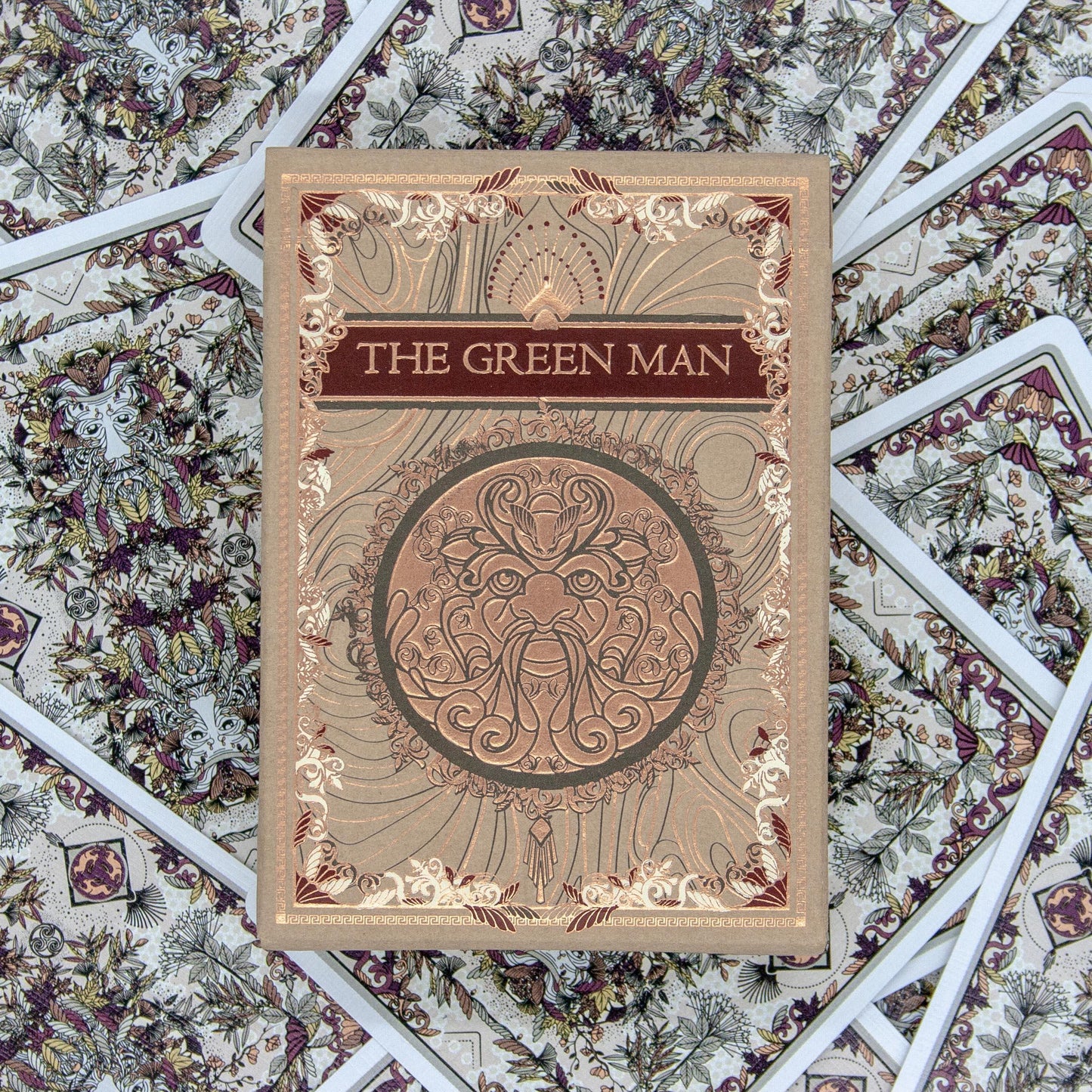 The Green Man Autumn Playing Cards Playing Cards by Jocu Playing Cards