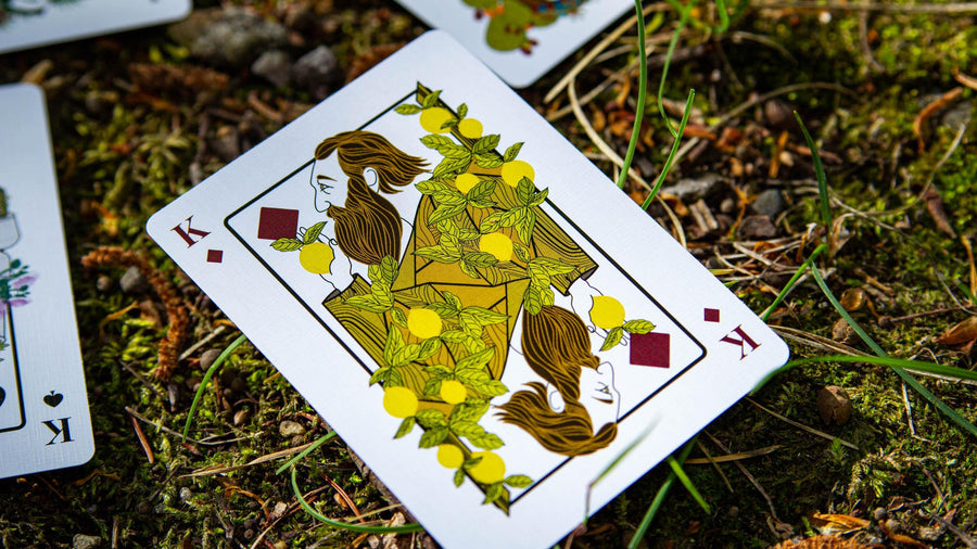 The Green Man Summer Playing cards Playing Cards by Jocu Playing Cards