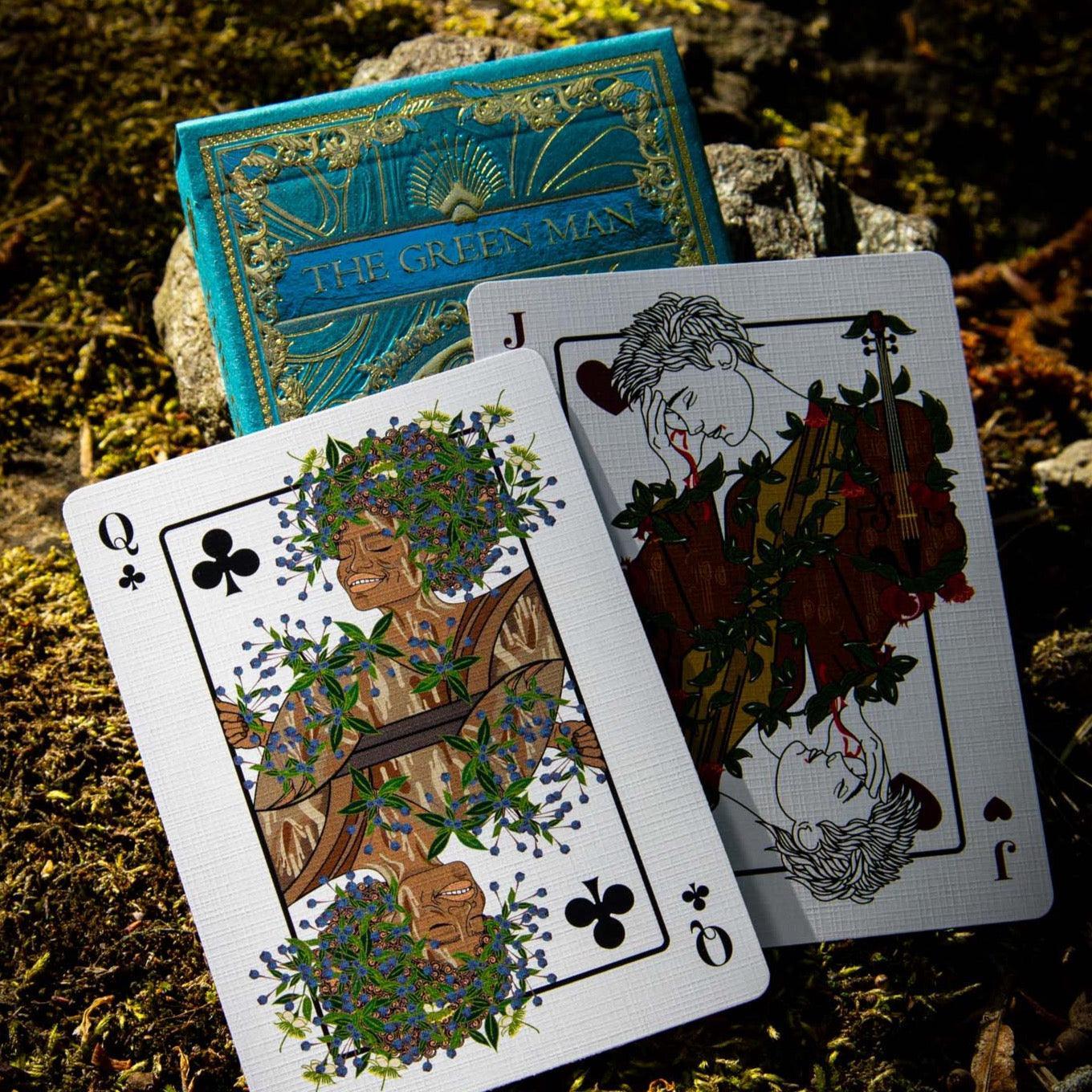 The Green Man Summer Playing cards Playing Cards by Jocu Playing Cards