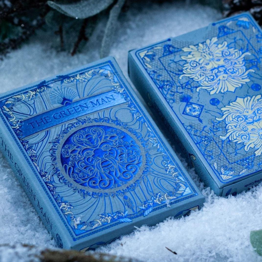 The Green Man Winter Playing Cards Playing Cards by Jocu Playing Cards