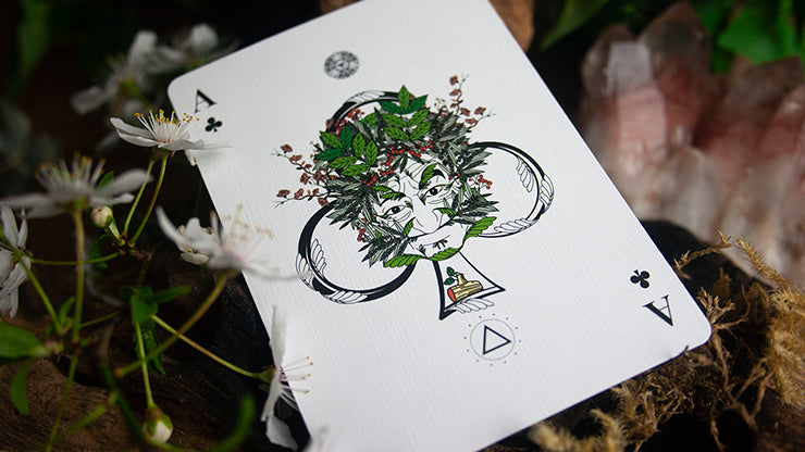 The Green Man Autumn Playing Cards Playing Cards by Jocu Playing Cards