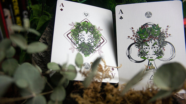 The Green Man Autumn Playing Cards Playing Cards by Jocu Playing Cards
