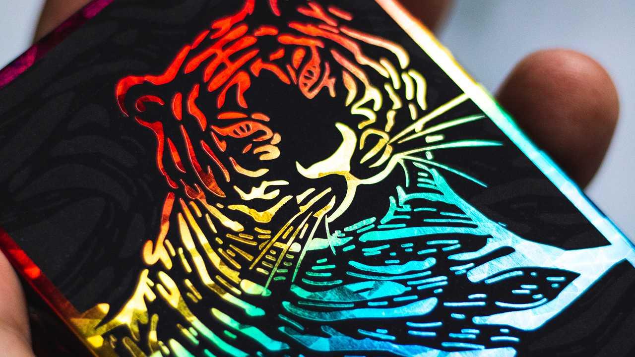 The Hidden King Rainbow Luxury Edition Playing Cards by Bomb Magic