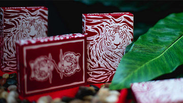 The Hidden King Red Luxury Edition Playing Cards by Bomb Magic