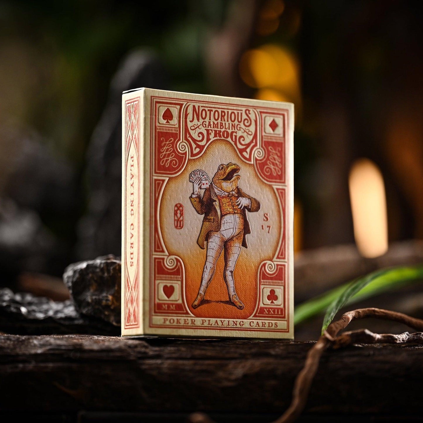 Notorious Gambling Frog Playing Cards - Orange Playing Cards by Stockholm 17