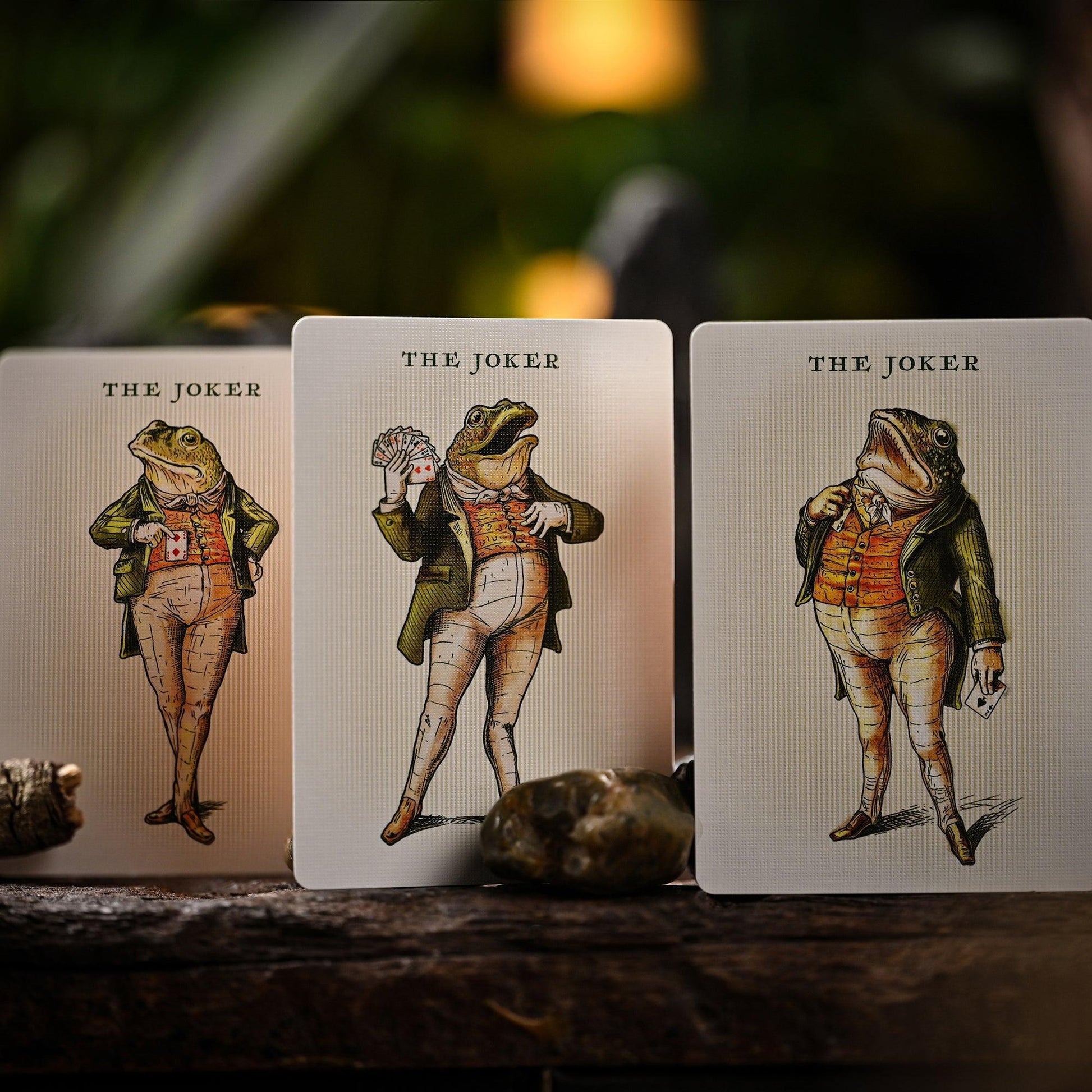 Notorious Gambling Frog Playing Cards - Orange Playing Cards by Stockholm 17