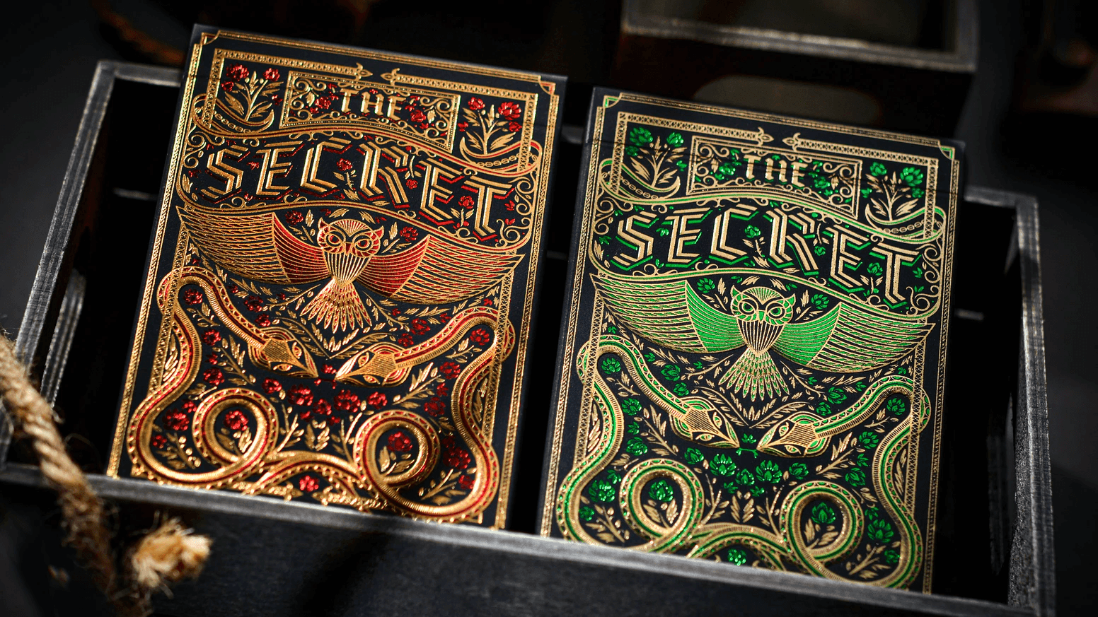 The Secret Playing Cards - Virescent Emerald Edition Playing Cards by Chamber of Wonder