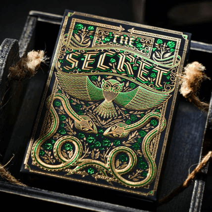 The Secret Playing Cards - Virescent Emerald Edition Playing Cards by Chamber of Wonder