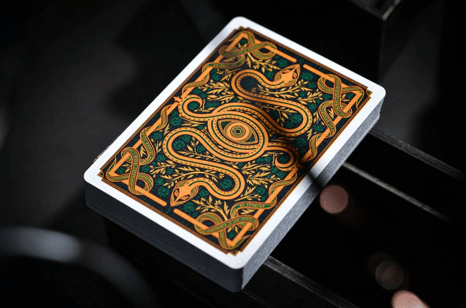 The Secret Playing Cards - Virescent Emerald Edition Playing Cards by Chamber of Wonder