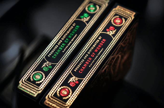 The Secret Playing Cards - Virescent Emerald Edition Playing Cards by Chamber of Wonder