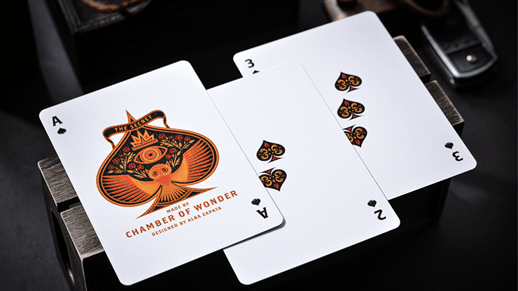 The Secret Playing Cards - Scarlet Edition Playing Cards by Chamber of Wonder