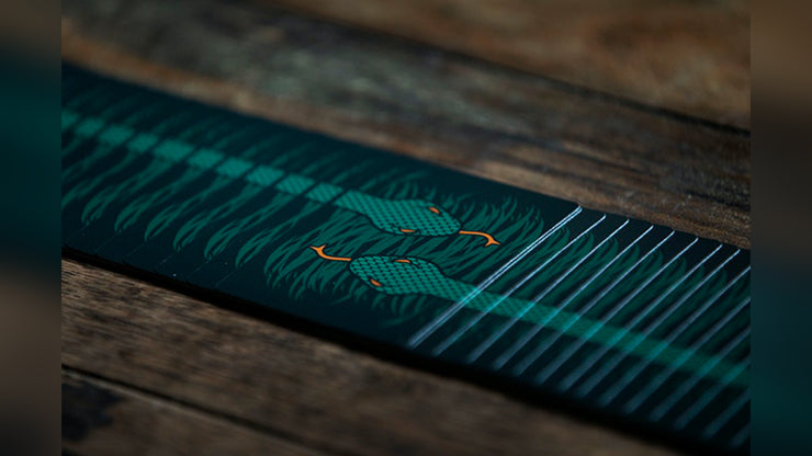 The Serpent (Green) Playing Cards by DECKIDEA