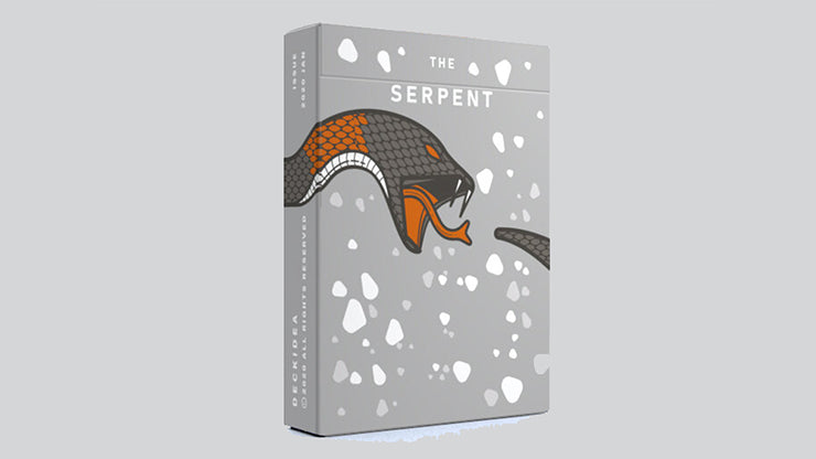 The Serpent (White) Playing Cards by DECKIDEA