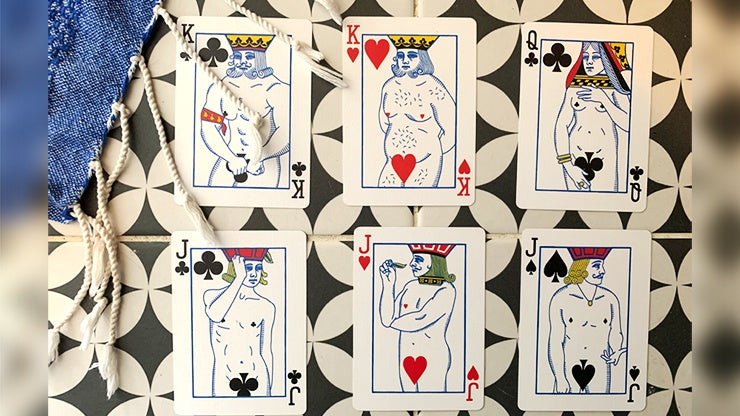 The Undressed Deck by Edi Rudo Playing Cards by RarePlayingCards.com