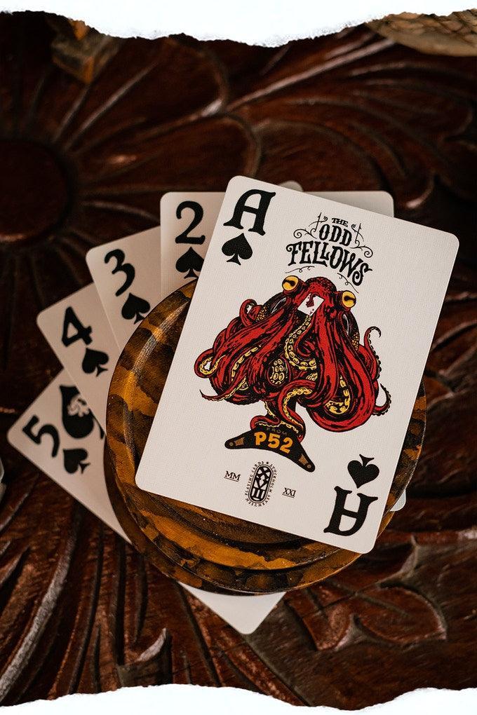 Odd Fellows Playing Cards Sir Octo by Stockholm 17 – Rare Playing