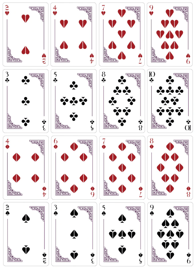 Theos Playing Cards - Purple Playing Cards by Parama Playing Cards