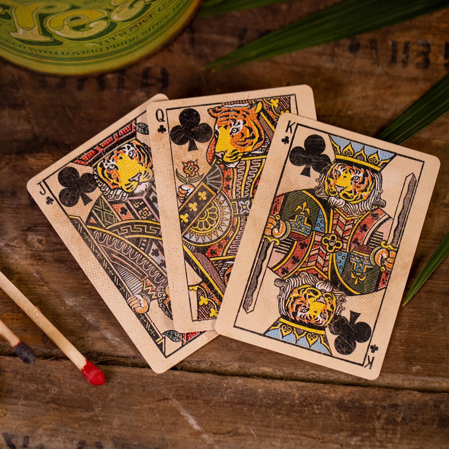 Limited Edition Tiger V2 - Matchbox Playing Cards by Kings Wild Projects Playing Cards by Kings Wild Project