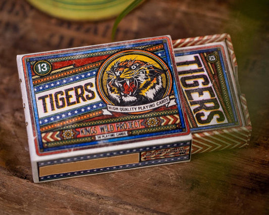 Limited Edition Tiger V2 - Matchbox Playing Cards by Kings Wild Projects Playing Cards by Kings Wild Project