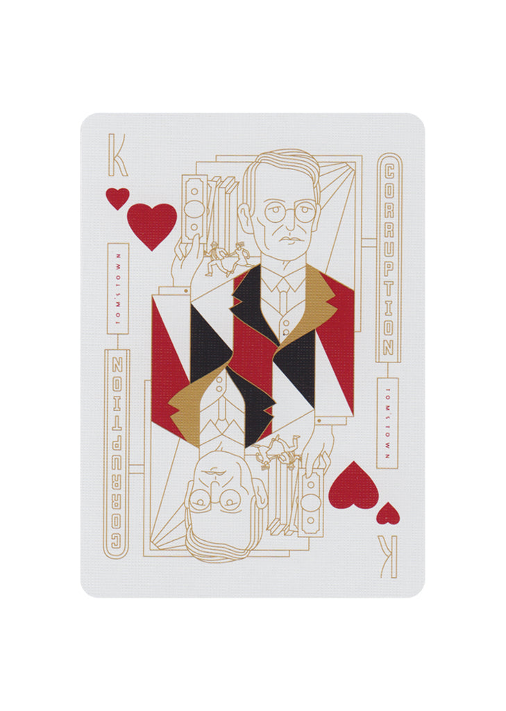 Tom's Town Playing Cards by Art of Play