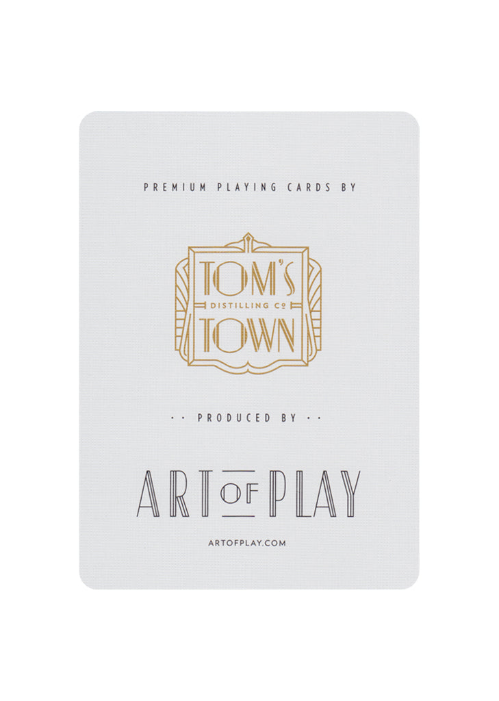 Tom's Town Playing Cards by Art of Play