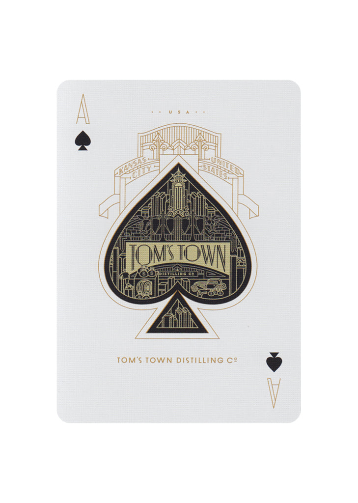 Tom's Town Playing Cards by Art of Play
