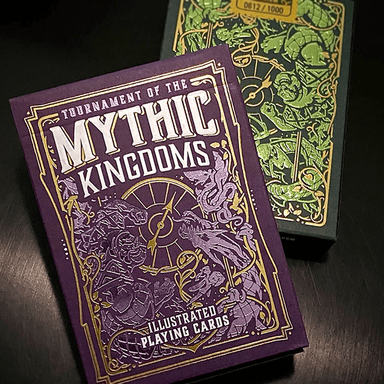 Tournament of the Mythic Kingdoms Playing Cards - Premium Set Playing Cards by Board Gaming