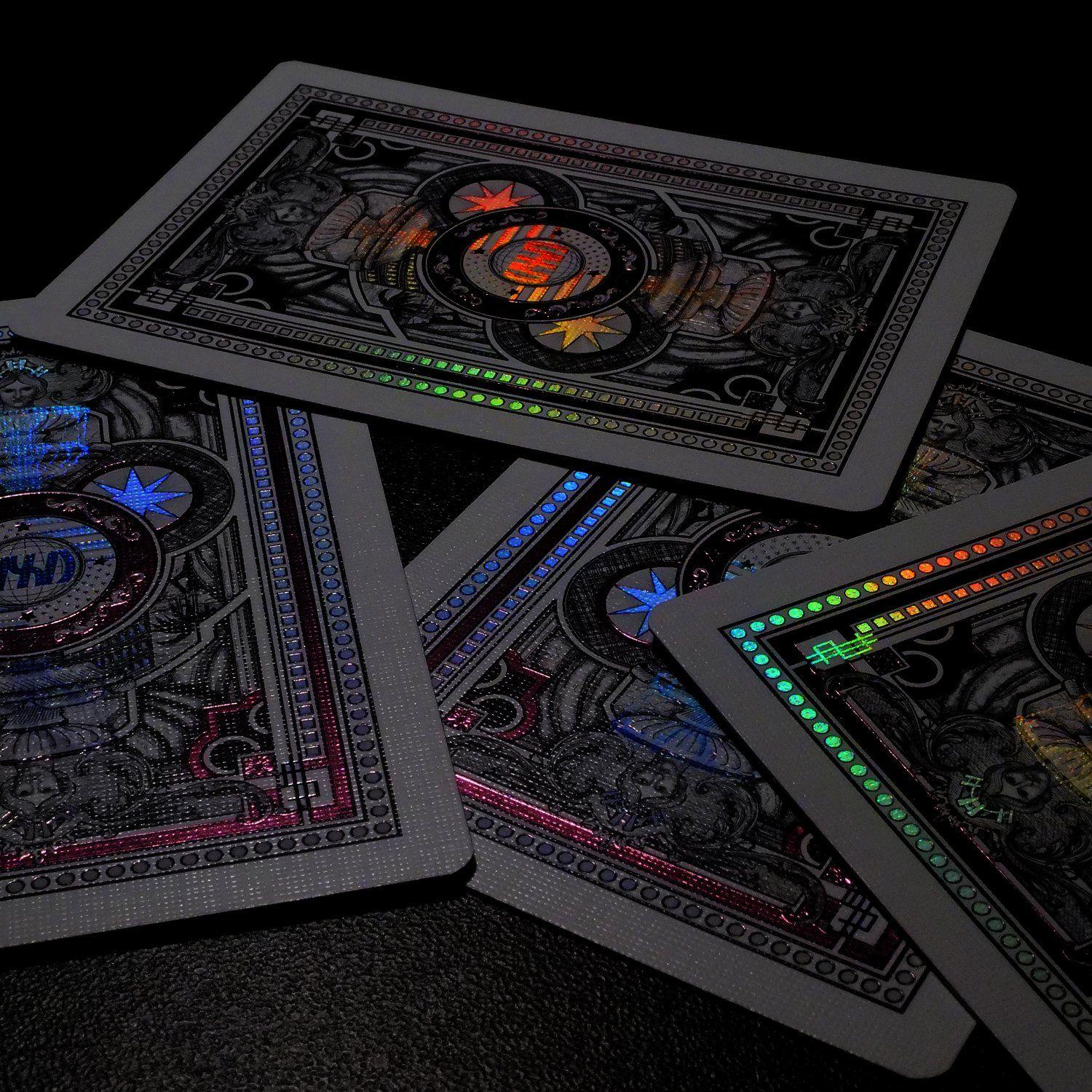 Ultraviolet - Vegas Diffractor Playing Cards by VXD Gaming