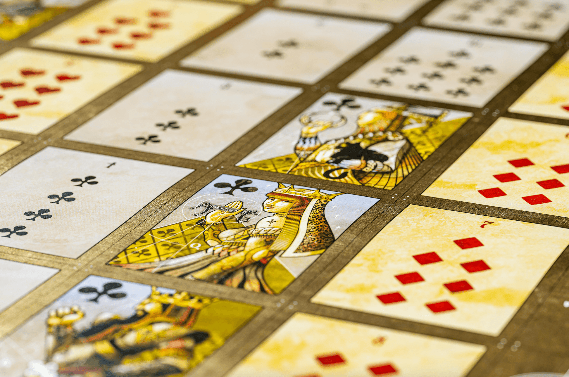 Uncut Sheet with signature - House of the Rising Spade Cartomancer V2 Playing Cards by Stockholm 17