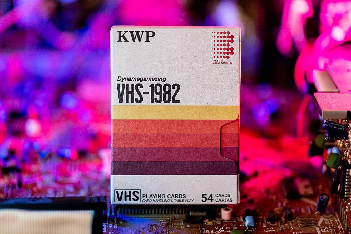 1982 VHS Playing Cards - Set Playing Cards by Kings Wild Project