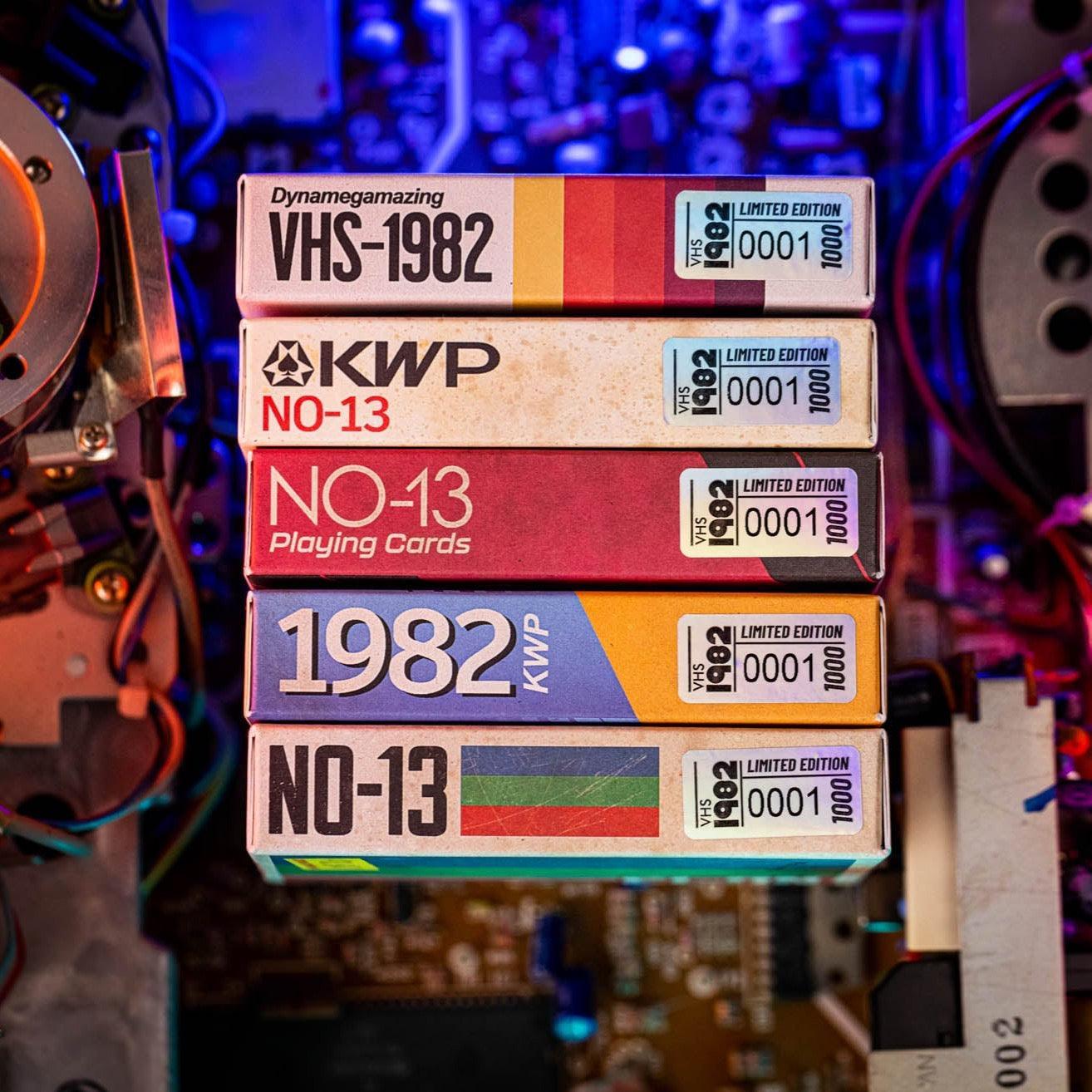 1982 VHS Playing Cards - Set Playing Cards by Kings Wild Project
