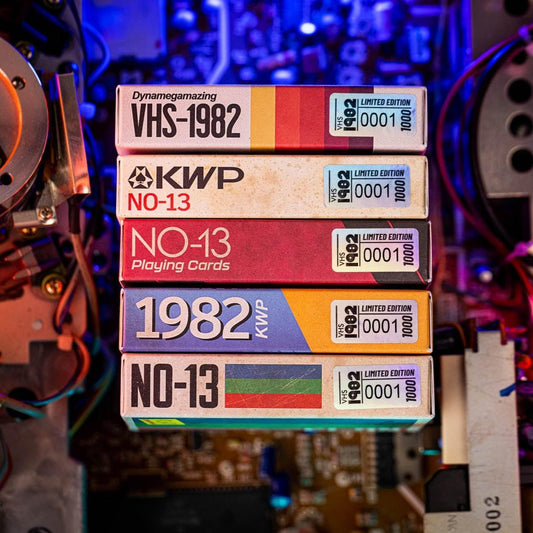 1982 VHS Playing Cards - Set Playing Cards by Kings Wild Project