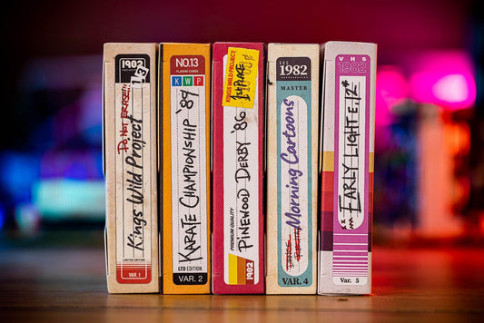 1982 VHS Playing Cards - Set Playing Cards by Kings Wild Project