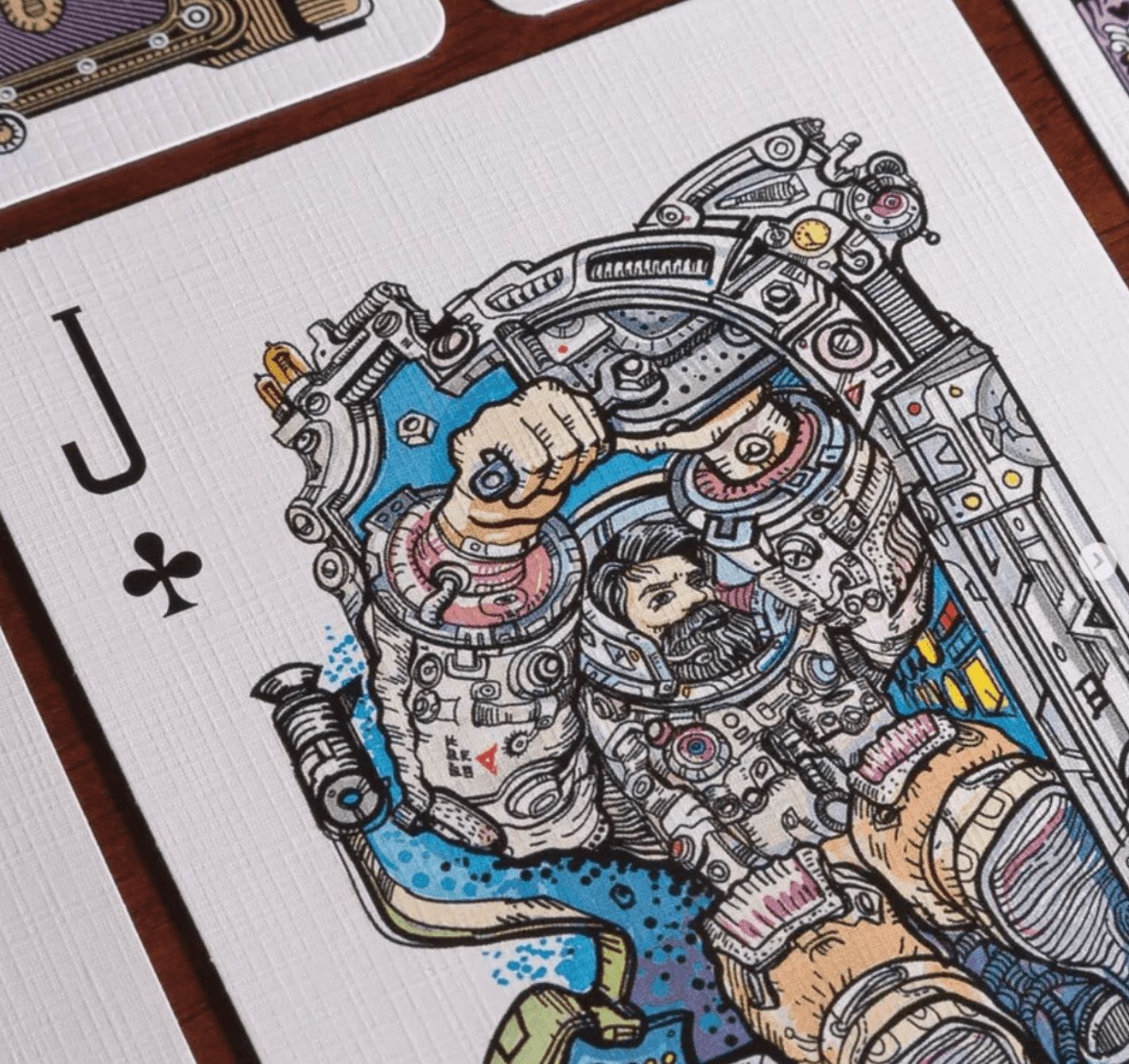 Vacuum Tube Space Playing Cards Playing Cards by Rare Playing Cards