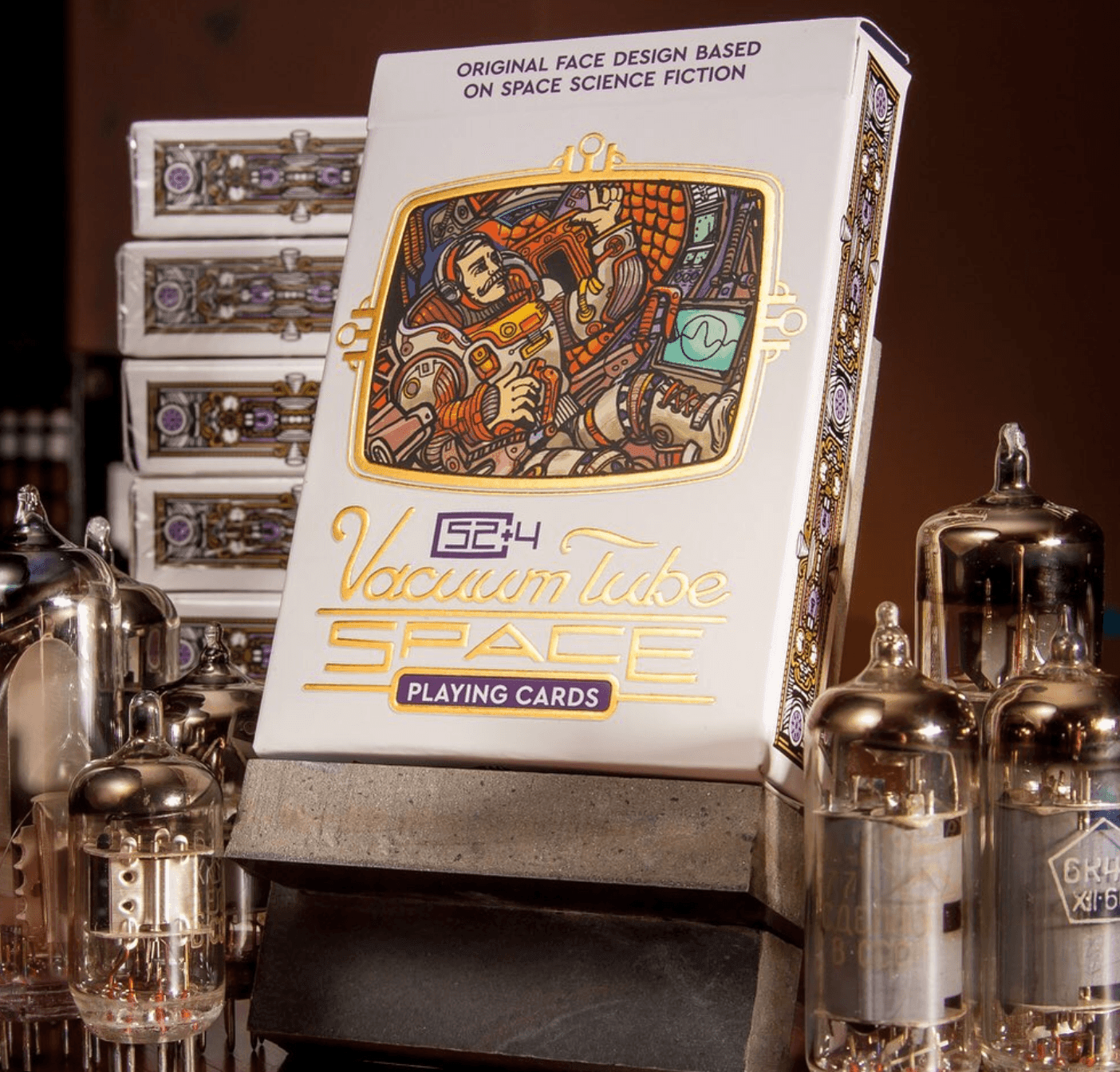 Vacuum Tube Space Playing Cards Playing Cards by Rare Playing Cards