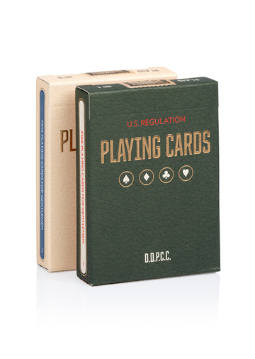 Vintage Plaid: California Blue Playing Cards by Dan & Dave