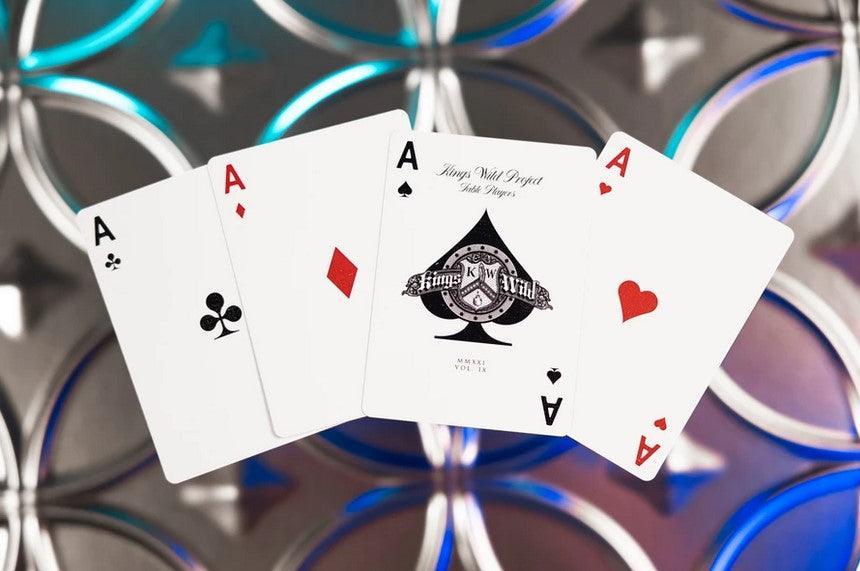 Table Players Playing Cards - Vol. 9 Silver Cross Playing Cards by Kings Wild Project