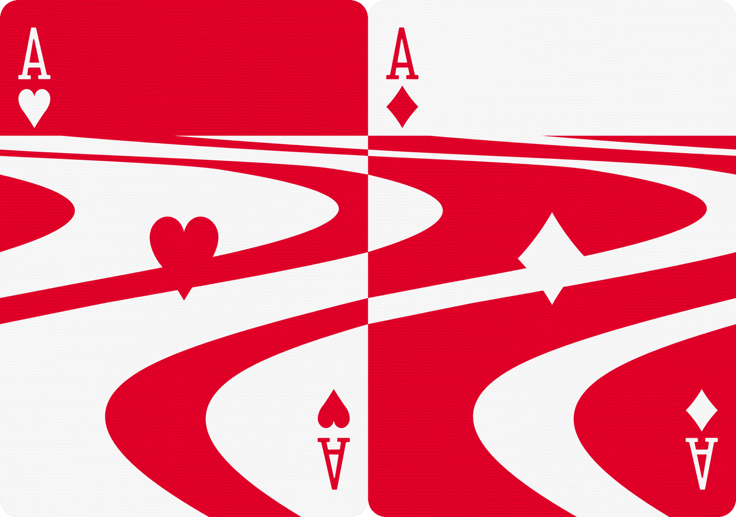 Wavy Playing Cards Playing Cards by US Playing Card Co.