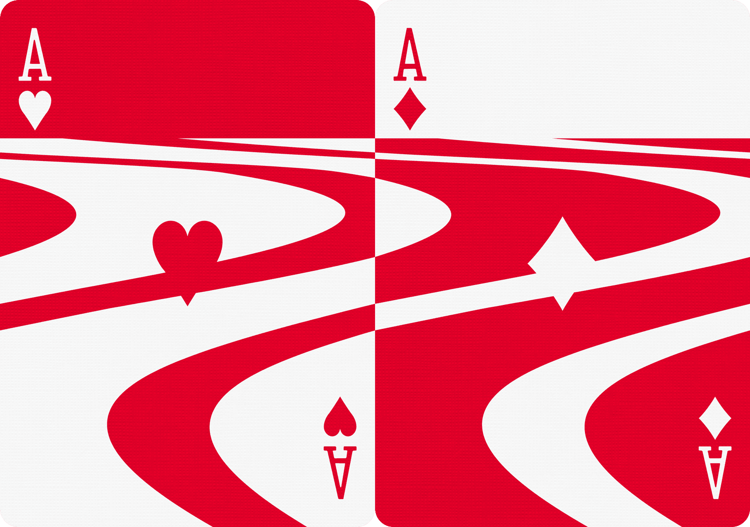 Wavy Playing Cards Playing Cards by US Playing Card Co.