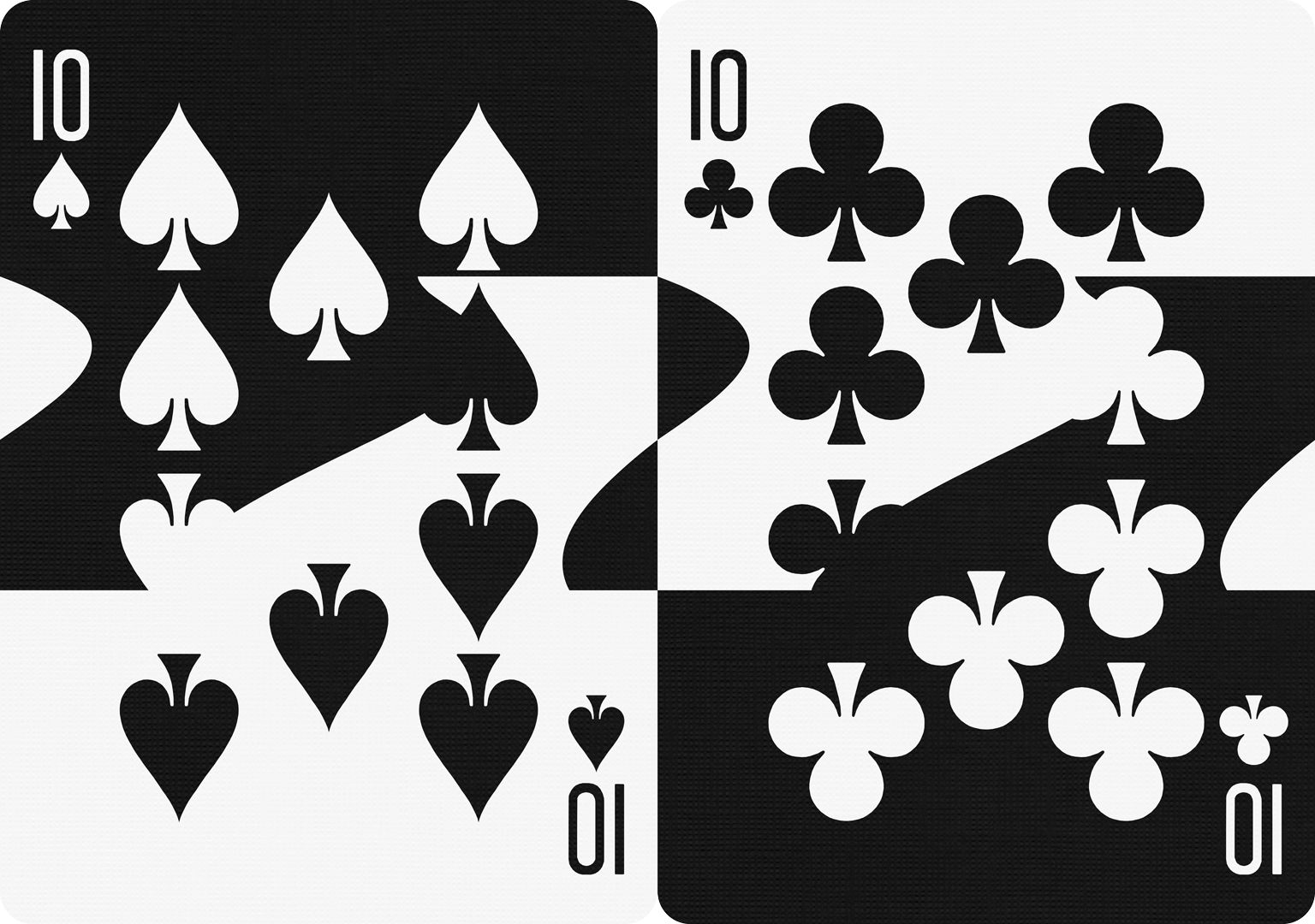 Wavy Playing Cards Playing Cards by US Playing Card Co.