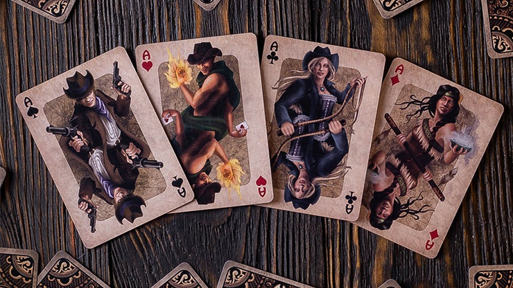 Weird Wild West Playing Cards Playing Cards by US Playing Card Co.