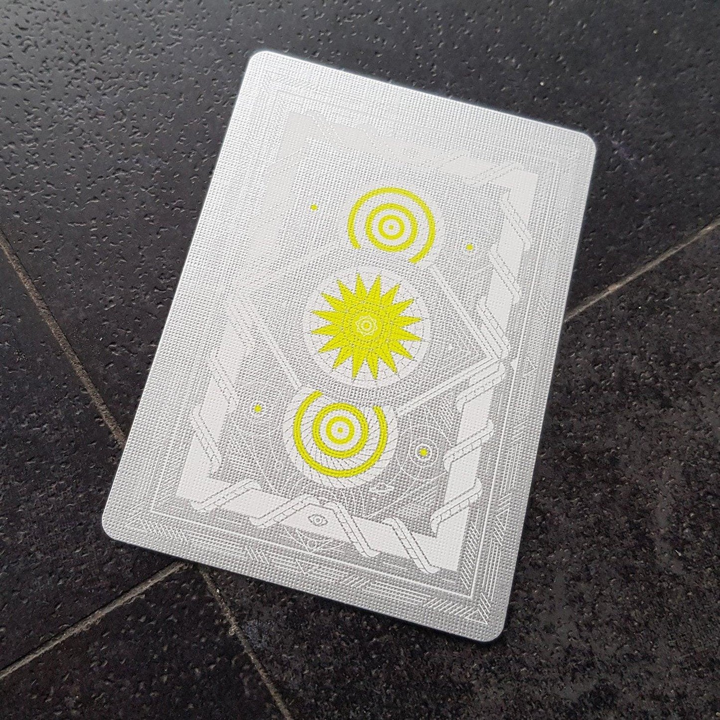 White Monolith Playing Cards by Thirdway Industries Playing Cards by Thirdway Industries