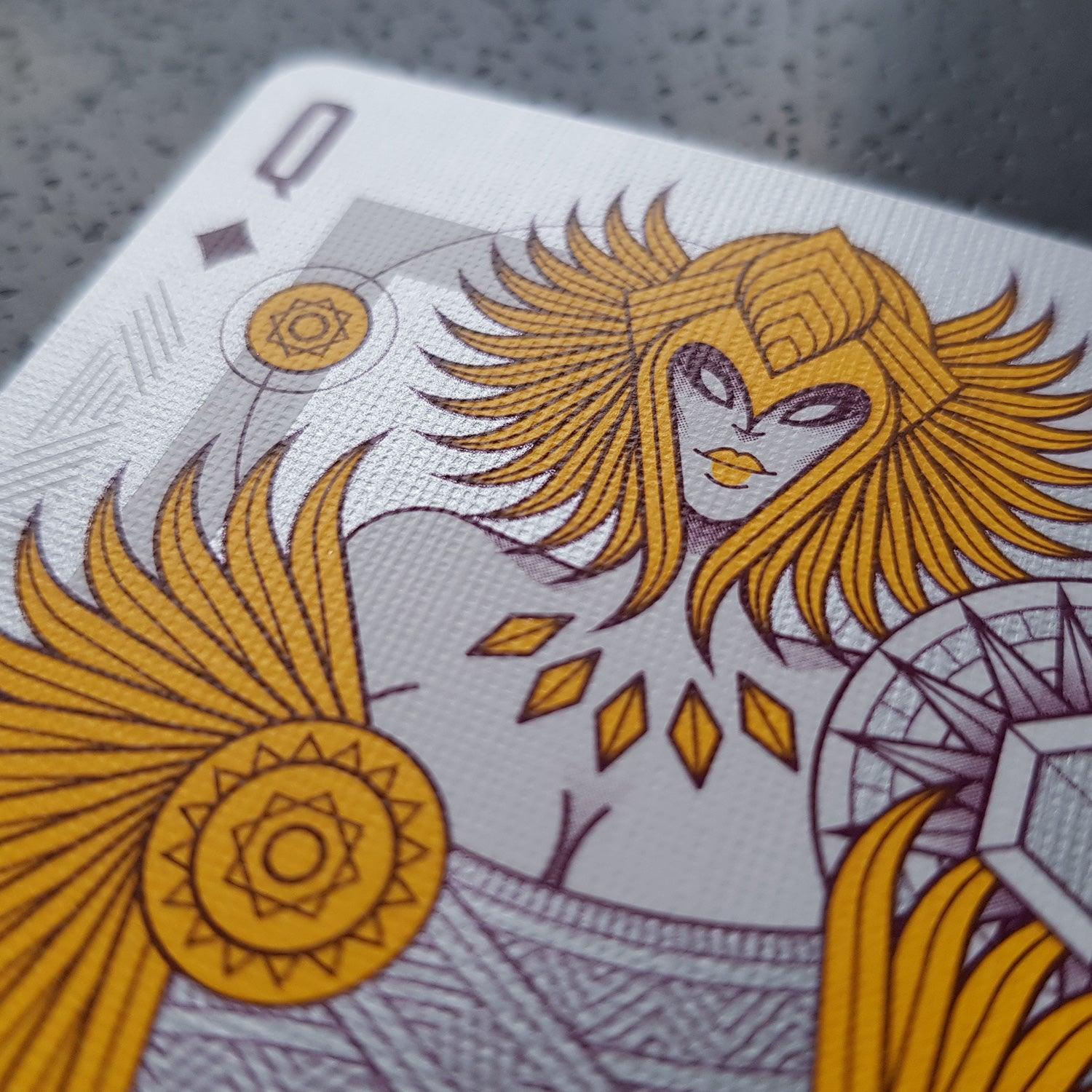 White Monolith Playing Cards by Thirdway Industries Playing Cards by Thirdway Industries