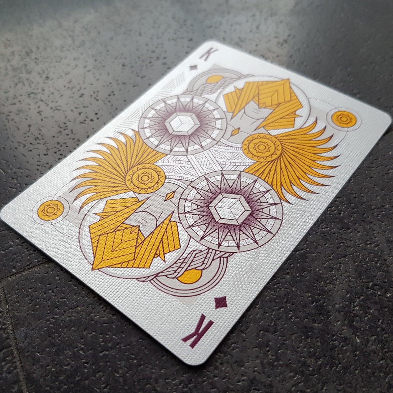 White Monolith Playing Cards by Thirdway Industries Playing Cards by Thirdway Industries