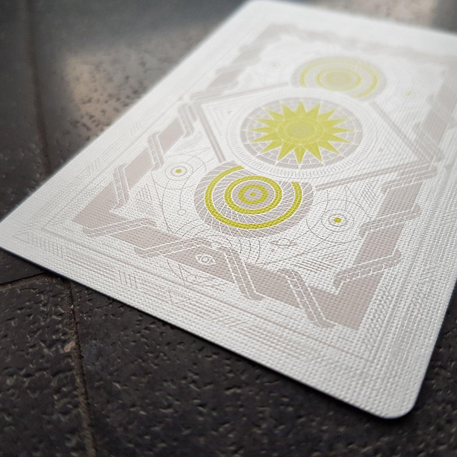 White Monolith Playing Cards by Thirdway Industries Playing Cards by Thirdway Industries