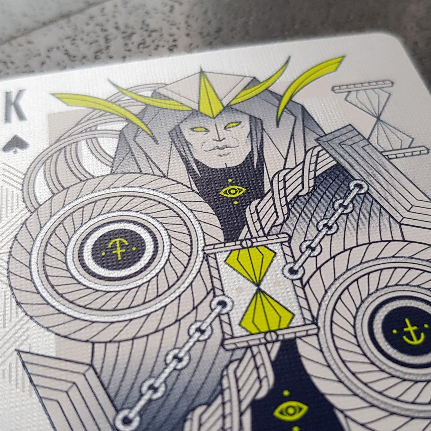 White Monolith Playing Cards by Thirdway Industries Playing Cards by Thirdway Industries