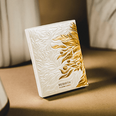 Rebirth Playing Cards - White Playing Cards by Ark Playing Cards
